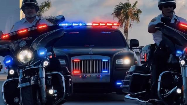 Miami Police Department unveils new Rolls Royce Patrol Car