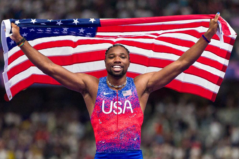 Gold Medalist Noah Lyles Unfazed by Criticism of His Painted Nails